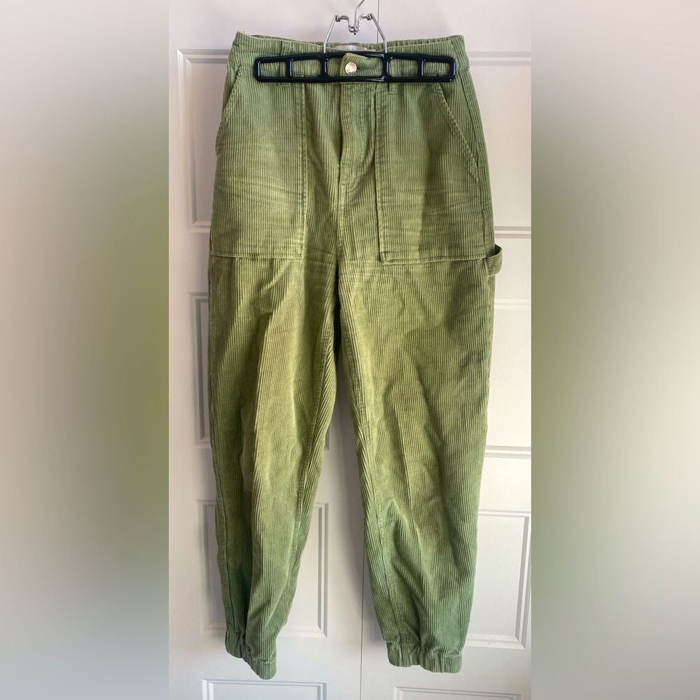 Sage Green corduroy